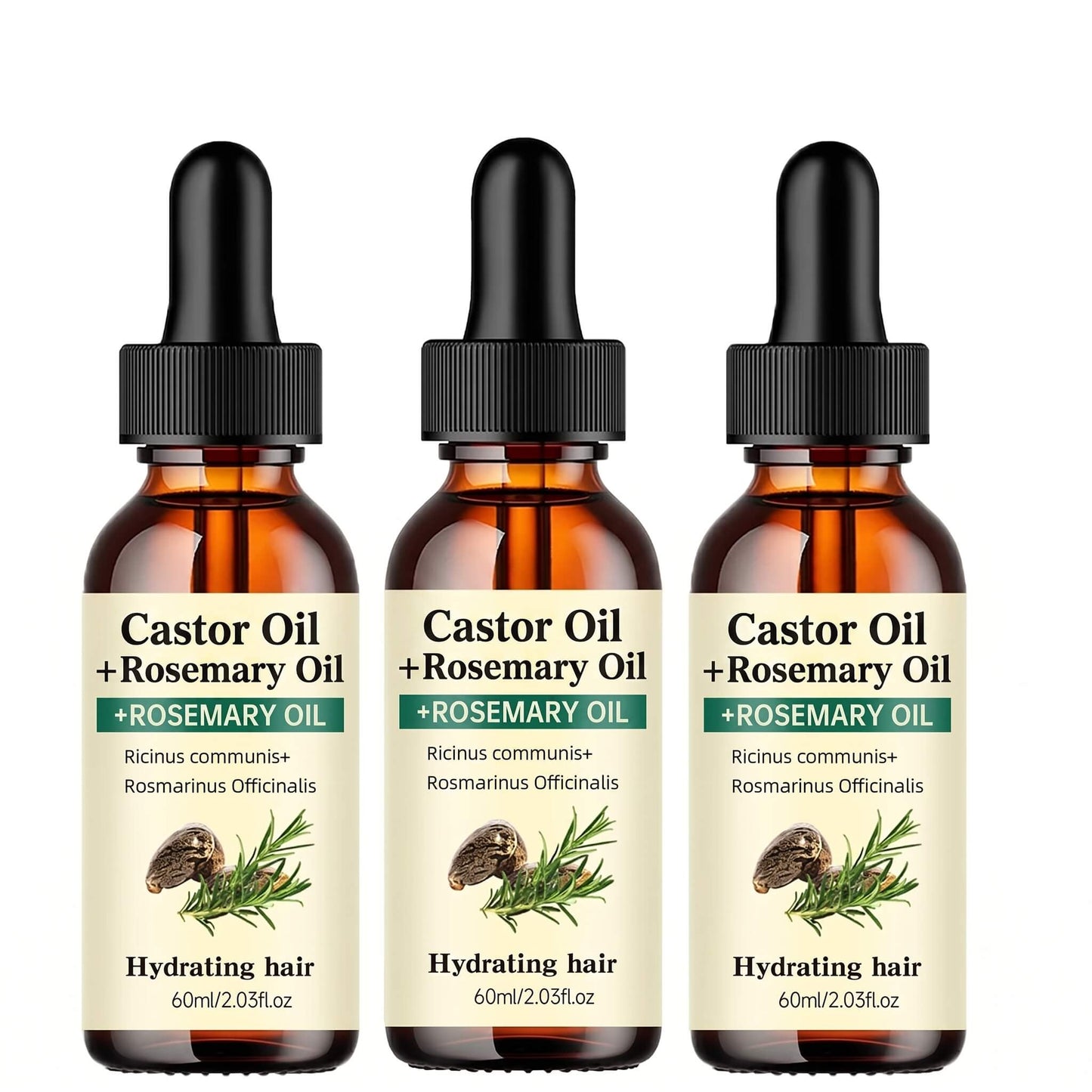 Castor & Rosemary Hair Growth Oil