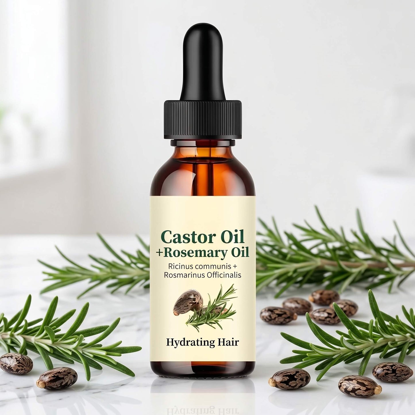 Castor & Rosemary Hair Growth Oil