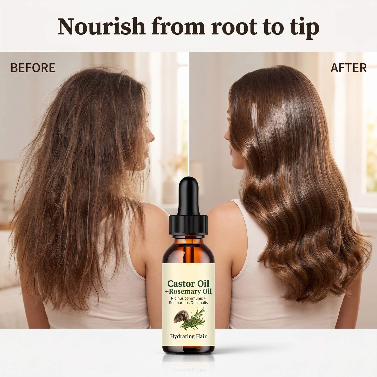 Castor & Rosemary Hair Growth Oil